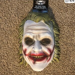 The Joker Mask with Green Hair